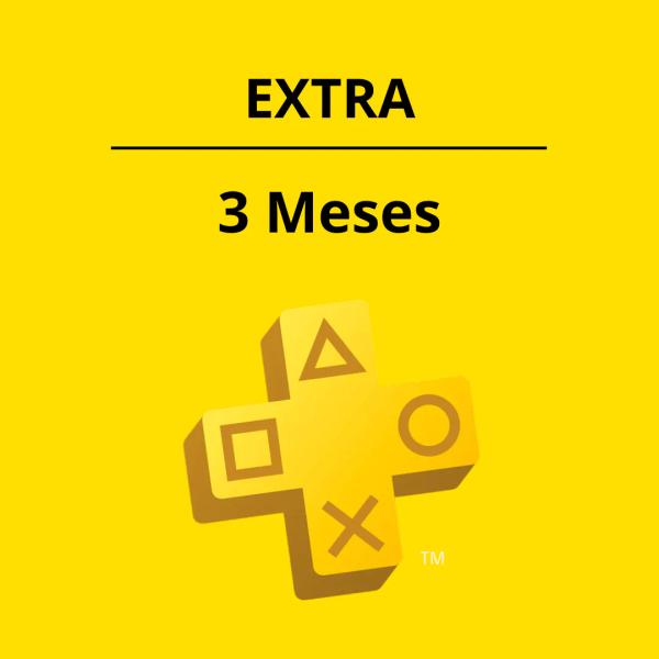 PLAYSTATION PLUS 3 MESES EXTRA